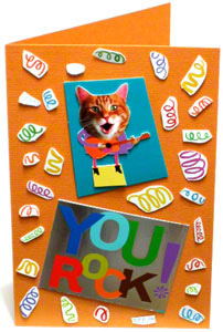 collage birthday card ideas